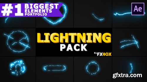 Videohive Lightning Elements 23442693