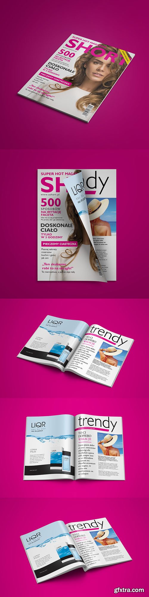 Magazine PSD Mockup Template