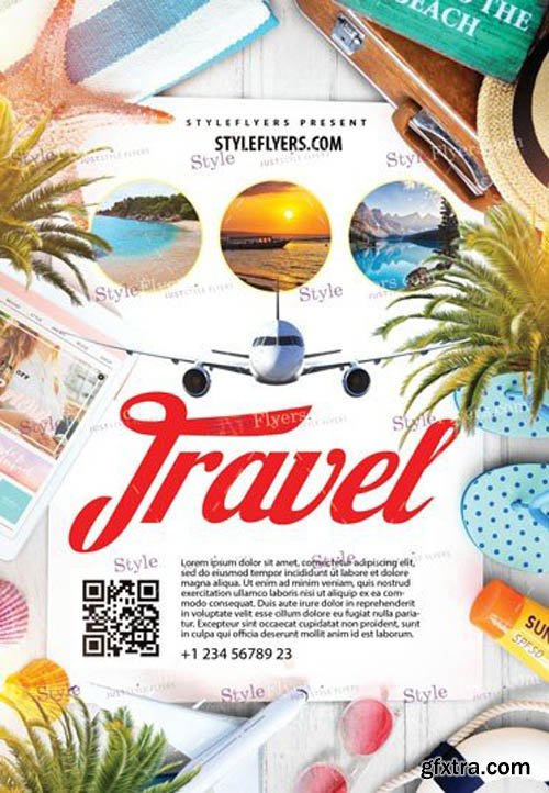 Travel V6 2019 PSD Flyer Template