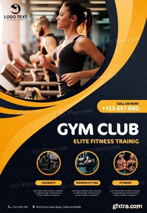 GYM V6 2019 PSD Flyer Template