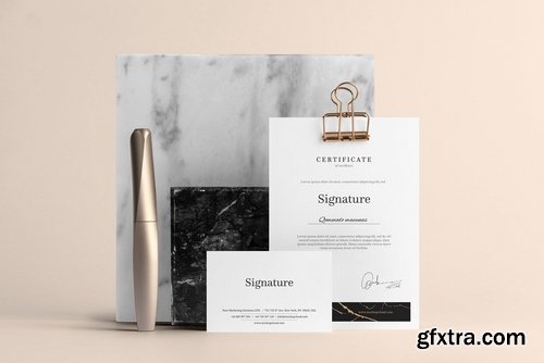 Signature Branding Mockup Vol. 1