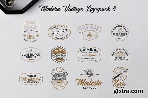 Modern Vintage Logopack 08