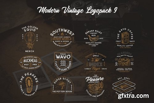 Modern Vintage Logopack 09