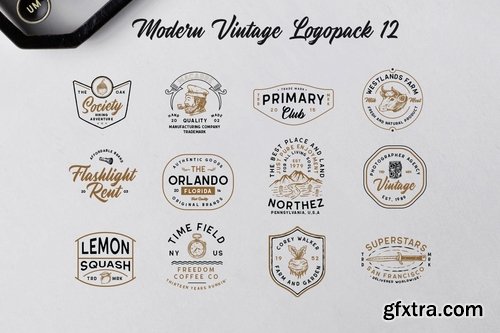 Modern Vintage Logopack 12