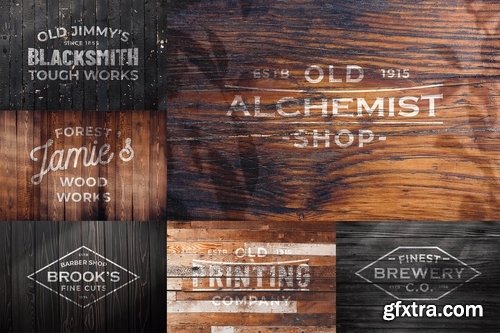 Craft Old Logo Mockups vol.1