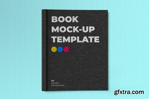 A5 Book Cover Mock-up Template