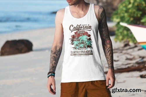 T-Shirt Mockup Vacation Edition Vol. 5