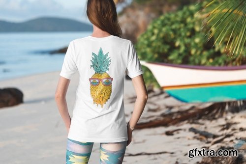 T-Shirt Mockup Vacation Edition Vol. 5