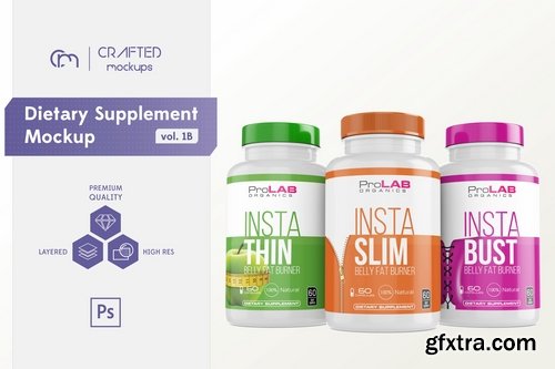 Dietary Supplement Mockup v. 1B