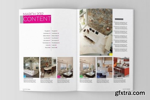 Interior Design Magazine Template