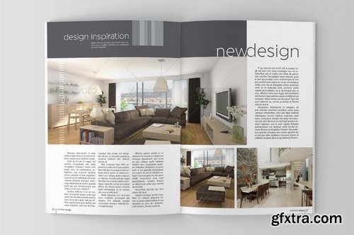 Interior Design Magazine Template