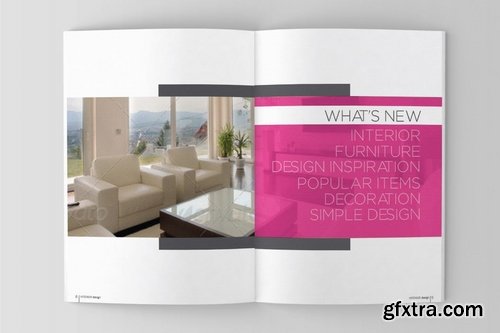 Interior Design Magazine Template