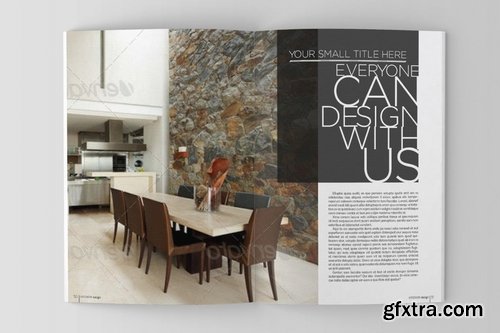 Interior Design Magazine Template