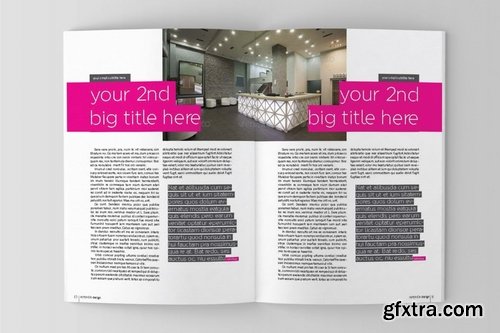 Interior Design Magazine Template