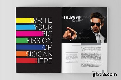 Profesional Indesign Magazine Template