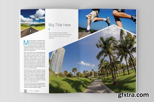 Profesional Indesign Magazine Template