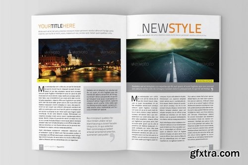 Profesional Indesign Magazine Template