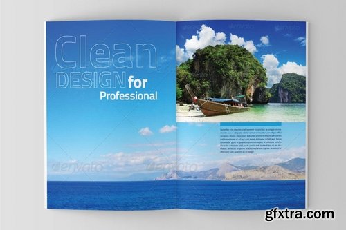 Profesional Indesign Magazine Template