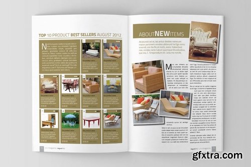 Profesional Indesign Magazine Template