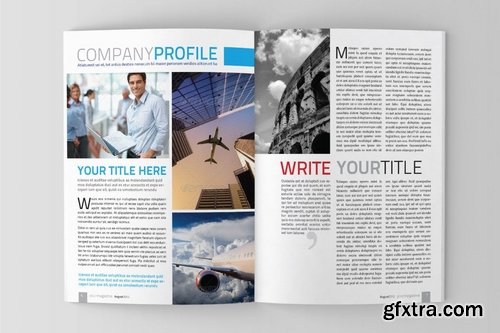 Profesional Indesign Magazine Template