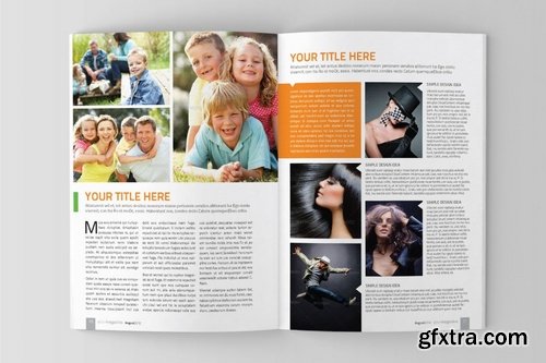 Profesional Indesign Magazine Template