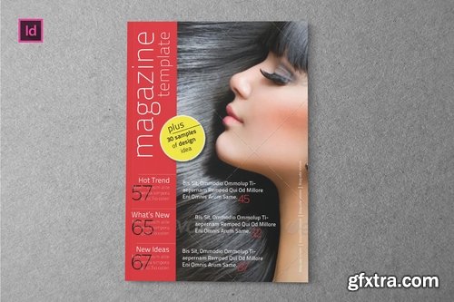 Profesional Indesign Magazine Template