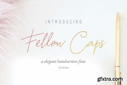 Fellow Caps - Handwritten Font