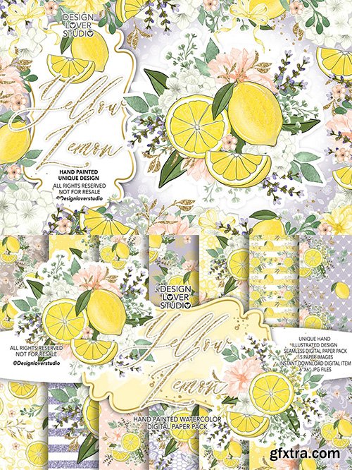 Yellow Lemon design