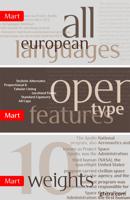 Mart Font Family