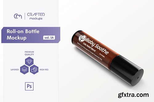 Roll-on Bottle Mockup v. 1A