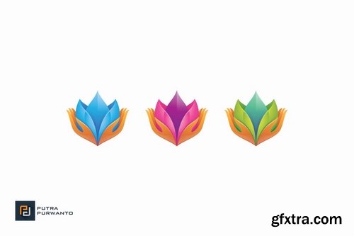 Lotus Hand - Logo Template