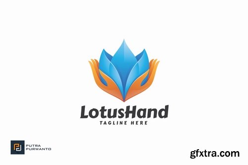 Lotus Hand - Logo Template