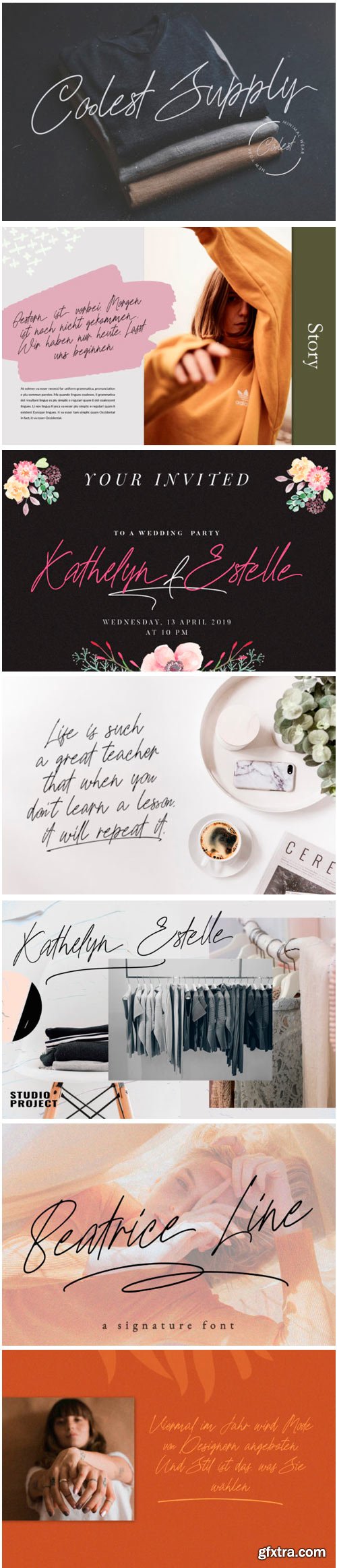 Beatrice Line Font