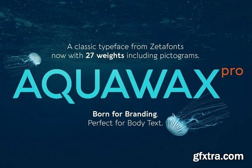 Aquawax Pro Font Family