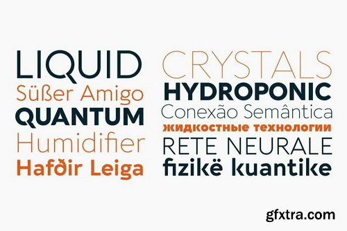 Aquawax Pro Font Family