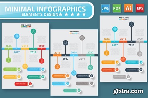 Timeline Infographic Design Pack