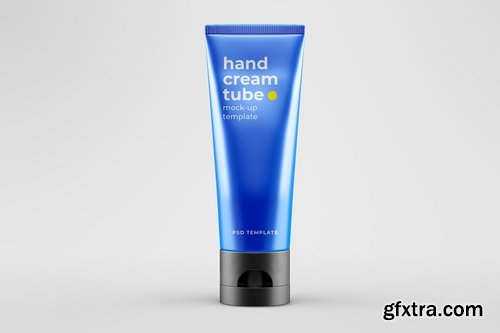 Hand Cream Tube Mock-up Template