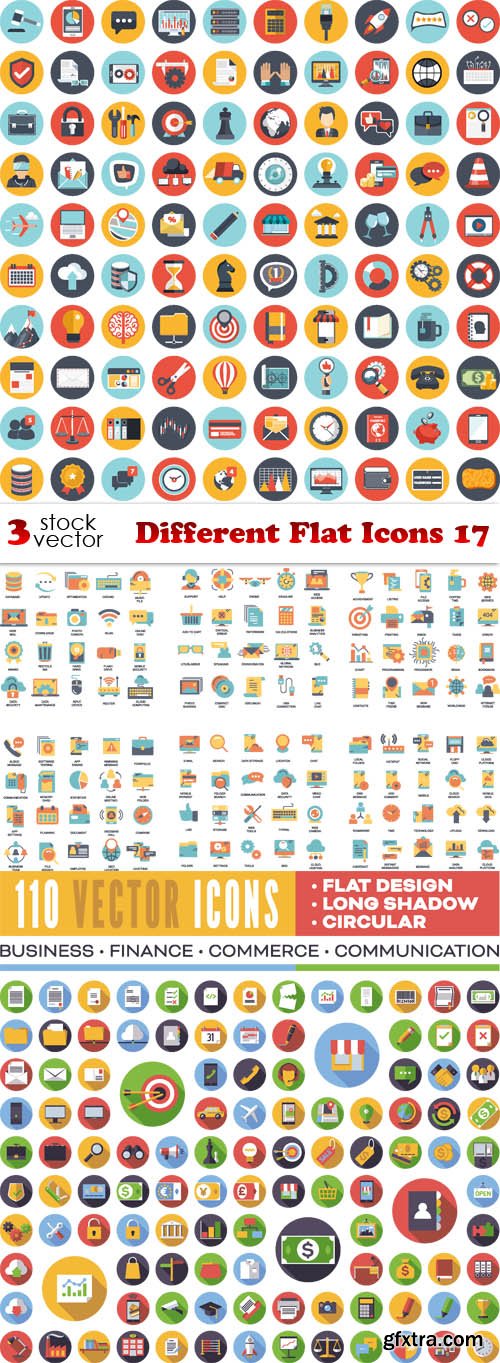 Vectors - Different Flat Icons 17