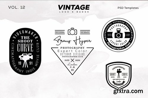 Vintage Logo & Badge Vol. 11