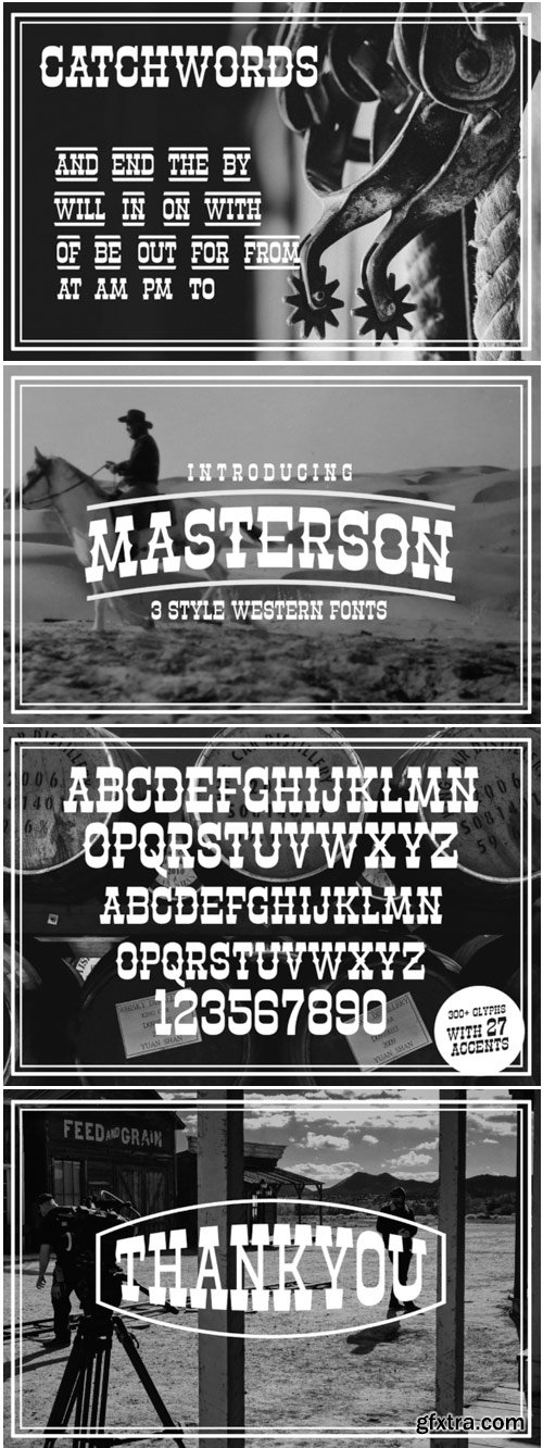 Masterson Font Family