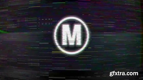 MotionArray TV Noise Logo 197587