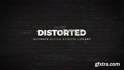 Videohive - Distorted - Ultimate Glitch Effects Library - 22461986