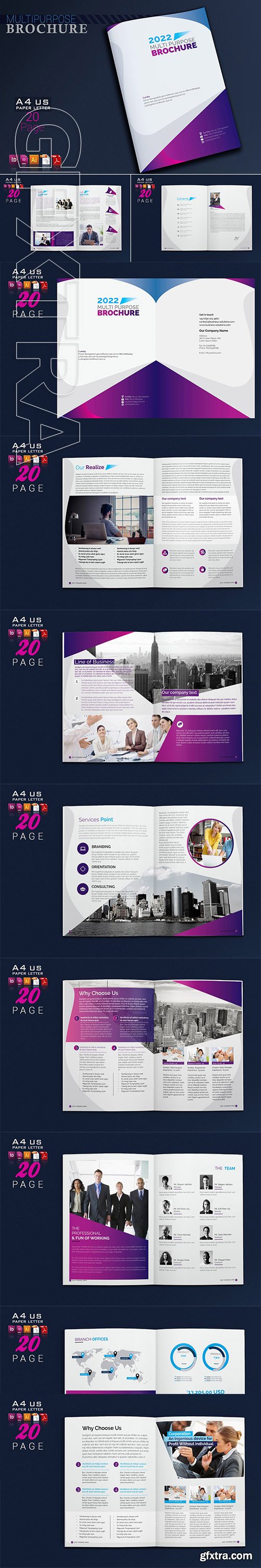 CreativeMarket - Multipurpose Brochure 3589383