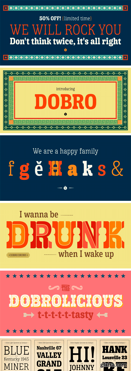 Dobro Font Family