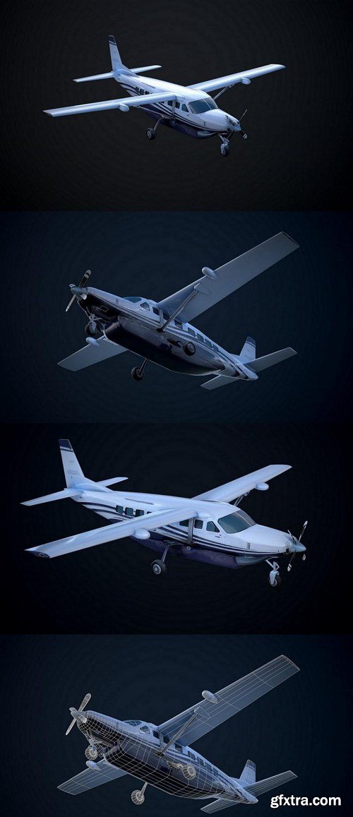 Cessna 208 Caravan – 3D Model