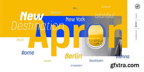 Apron Font Family - 42 Fonts