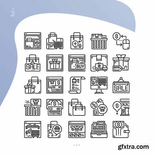 25 E-Commerce Icons