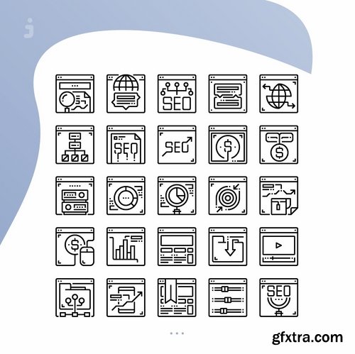 25 SEO Icons