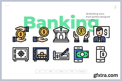 30 Bank and Finance Icons