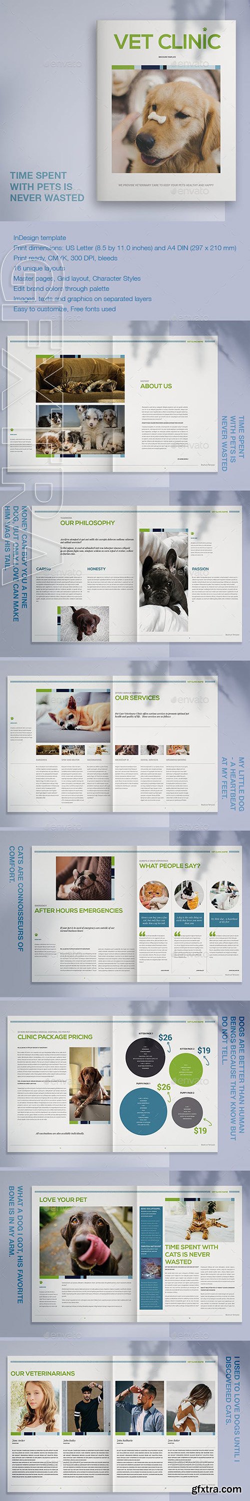 GraphicRiver - Veterinary Clinic Brochure 23451171